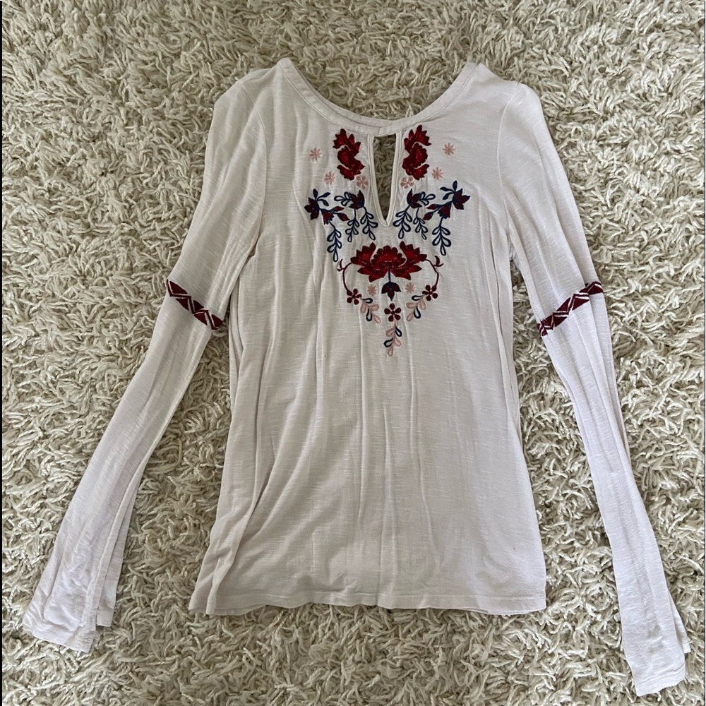 Miami Floral Flowy Longsleeve -Size xs or small